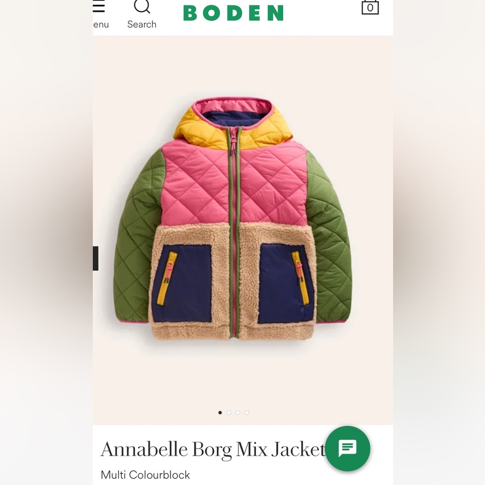 ISO Boden Annabelle Borg Mix Jacket - girls size 2-3 and 4 plz